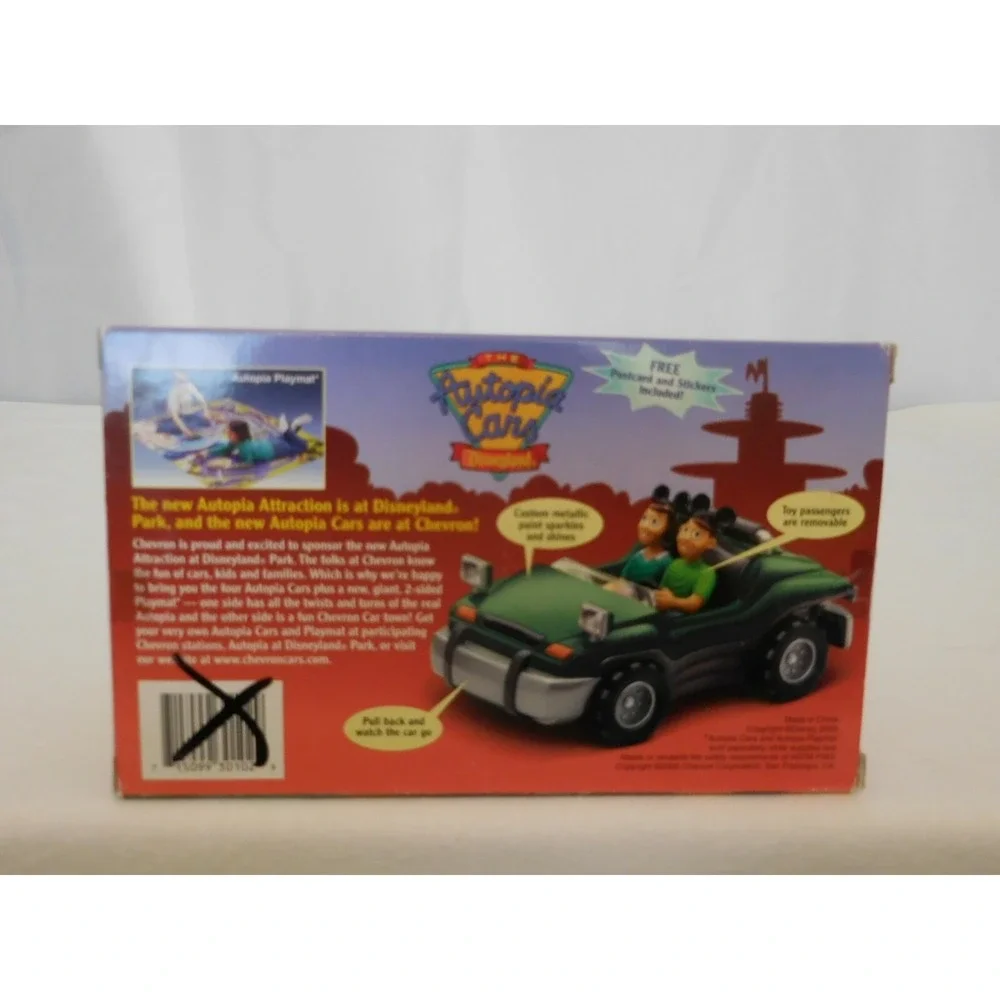 Disneyland Disney Chevron Autopia Dusty Car In Original Box NEW